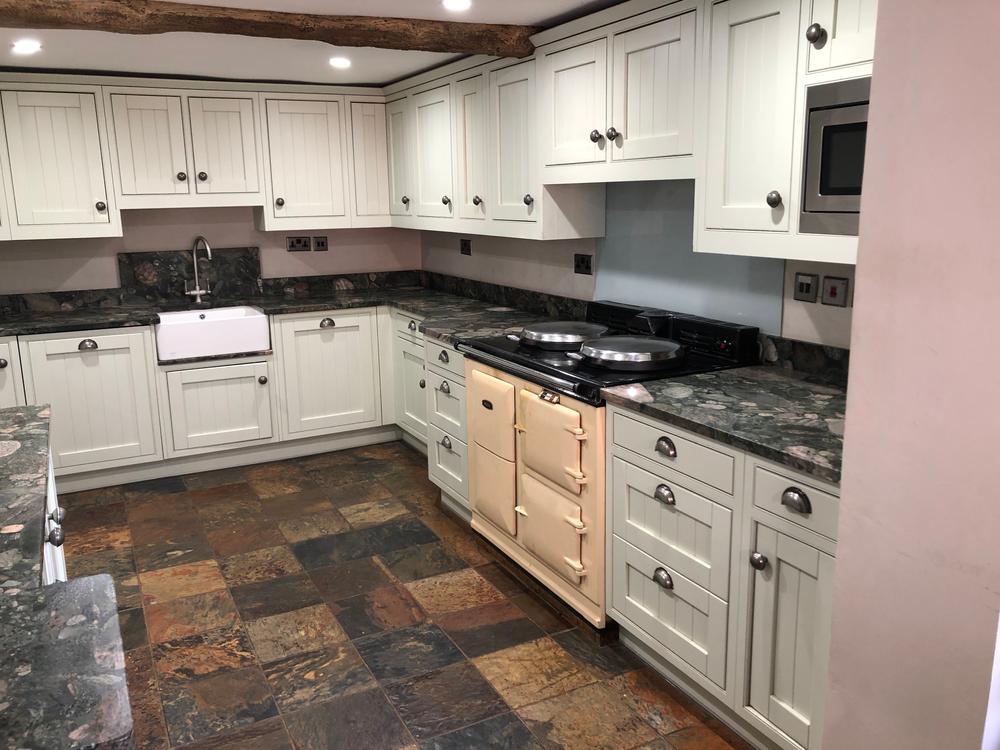 Shaker Kitchen with Electric Aga and Granite Worktops. Kent