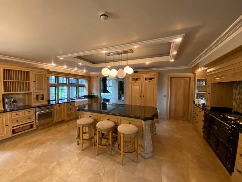 Bespoke Wooden Kitchen with Granite Worktops and Appliances