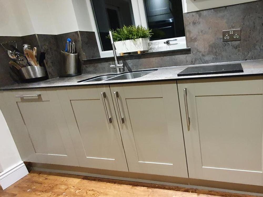 Nearly New Shaker Kitchen. Buyer to remove. Manchester, Hazel Grove. Must be gone by 18th April.